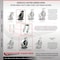 Service Caster 8'' Heavy Duty Semi Steel Cast Iron Caster Set 2 Swivel Locks 2 Rigid, 4PK CRAN-SCC-KP92S830-SSR-BSL-2-R-2 - alternate 6